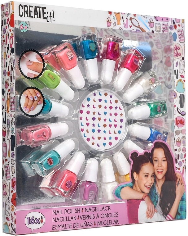 Nail Polish Set, 16 pcs - Create it! Beauty Nail Polish Set — photo N1