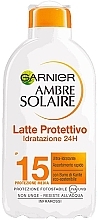 Fragrances, Perfumes, Cosmetics Face & Body Sun Milk - Garnier Ambre Solaire Protection Lotion SPF15