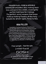 GIFT! Primer - Gosh Copenhagen Primer Plus Pore & Wrinkle Minimizer (sample) — photo N2