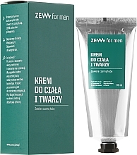 Fragrances, Perfumes, Cosmetics Face and Body Cream - Zew For Men Face And Body Cream