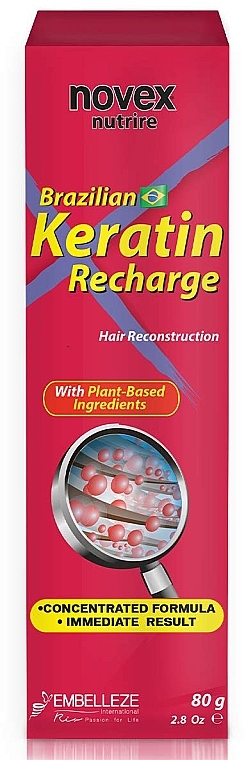 Hair Care and Styling Cream - Novex Brazilian Keratin Recharge — photo N1