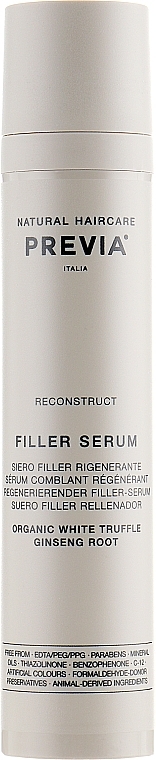 Hair Filler Serum - Previa White Truffle Filler Serum — photo N2