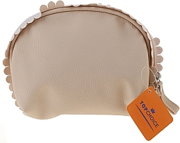 Fragrances, Perfumes, Cosmetics Makeup Bag "Frill", 96242, beige - Top Choice