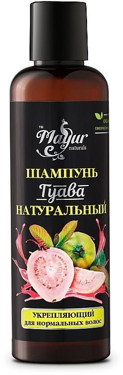 Natural Strengthening Shampoo for Normal Hair "Guava" - Mayur — photo N3