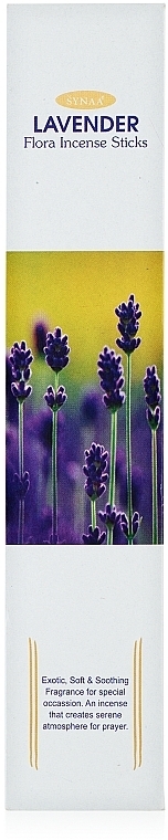 Lavender Incense Sticks - Synaa Flora Incense Sticks Lavander — photo N1