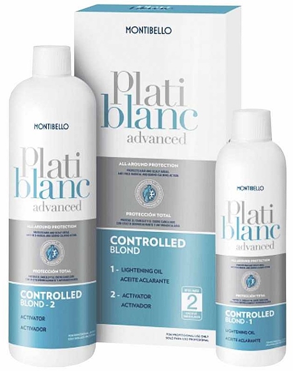 Set - Montibello Platiblanc Advanced Controlled Blond — photo N1