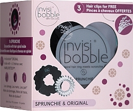 Set - Invisibobble Heart Style Set (h/pin/3pcs + h/ring/2pcs) — photo N1