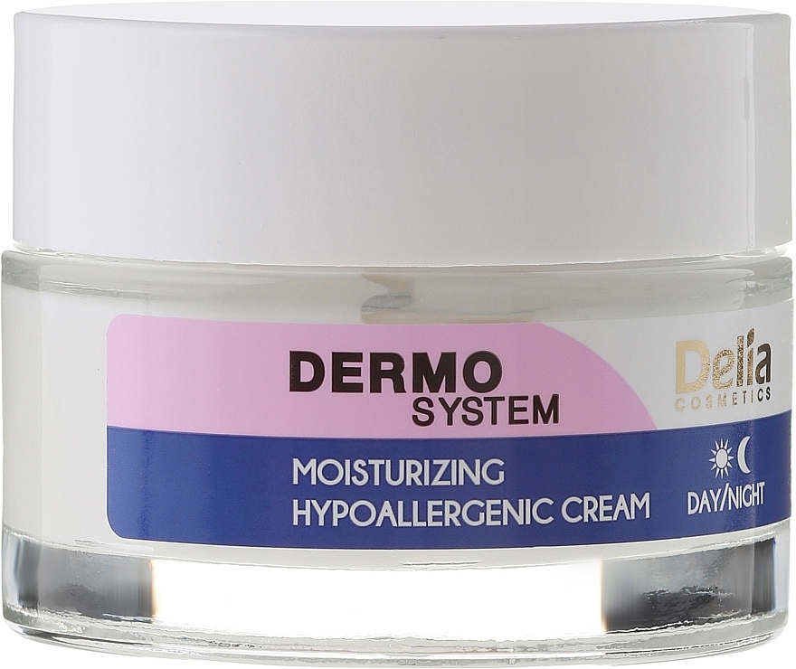 Moisturizing Hypoallergenic Face Cream - Delia Dermo System Moisturizing Hypoallergenic Cream — photo N2