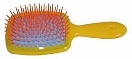Air-Cushioned Hair Brush with Soft Molded Tips, yellow - Janeke — photo N2