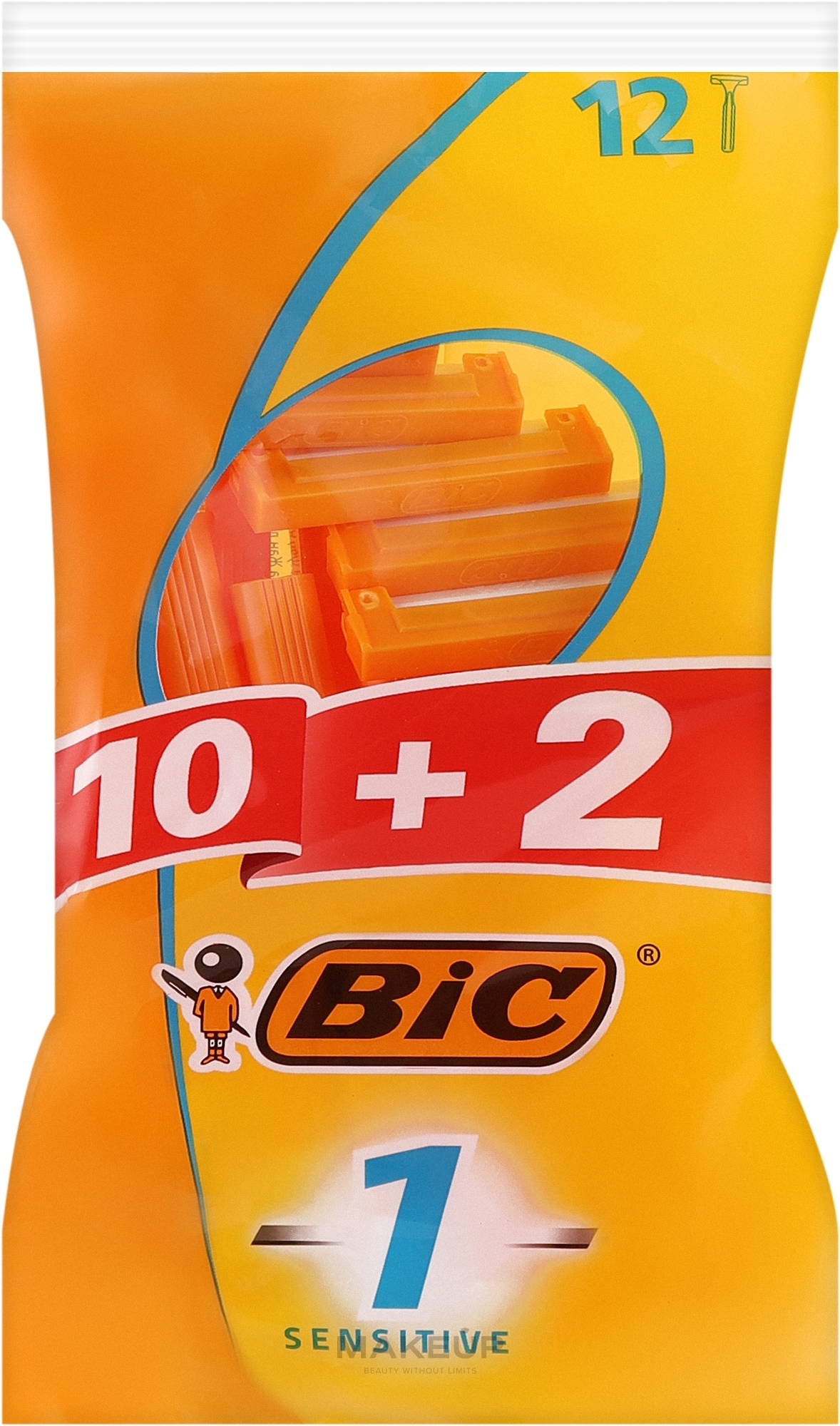 Sensitive 1 Men Razor, 12 pcs - Bic — photo 12 szt.