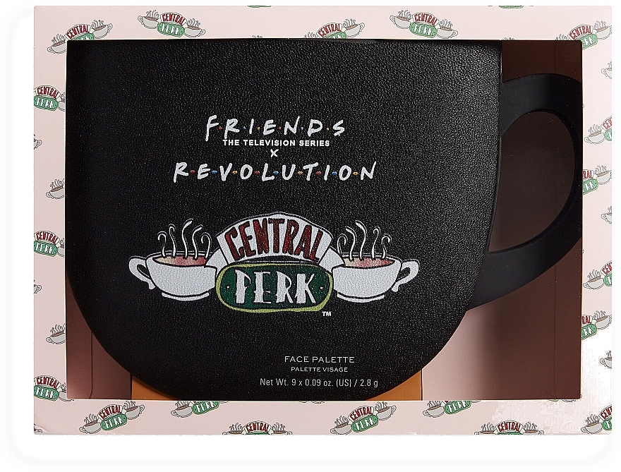 Makeup Palette - Makeup Revolution X Friends Grab a Cup Face Palette — photo N2