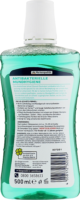 Antibacterial Mouthwash - Dontodent Antibakterielle Mundhygiene — photo N2