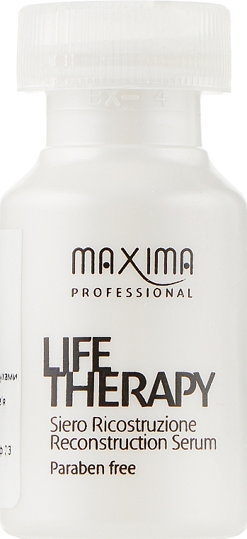 Repairing Serum for Extra Damaged Hair - Maxima Life Therapy Reconstruction Serum — photo N1