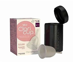 Fragrances, Perfumes, Cosmetics Disinfectant Menstrual Cup, size 0 - Claripharm Claricup Menstrual Cup