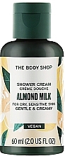 Shower Cream Gel - The Body Shop Vegan Almond Milk Gentle & Creamy Shower Cream (mini size) — photo N3