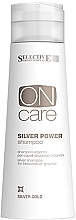 Silver Shampoo for Bleached & Grey Hair - Selective Professional Silver Power Shampoo — photo N1