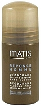 Fragrances, Perfumes, Cosmetics Roll-On Deodorant - Matis Réponse Homme Alcohol Free Deodorant Roll-on