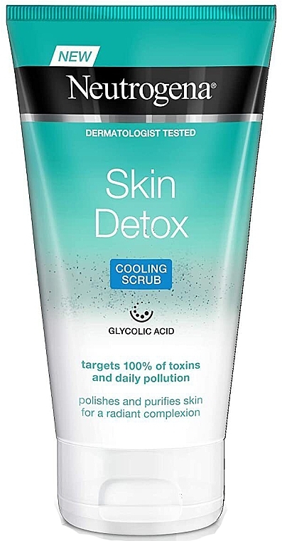 Facial Gel Scrub - Neutrogena Skin Detox Cooling Gel Scrub — photo N1