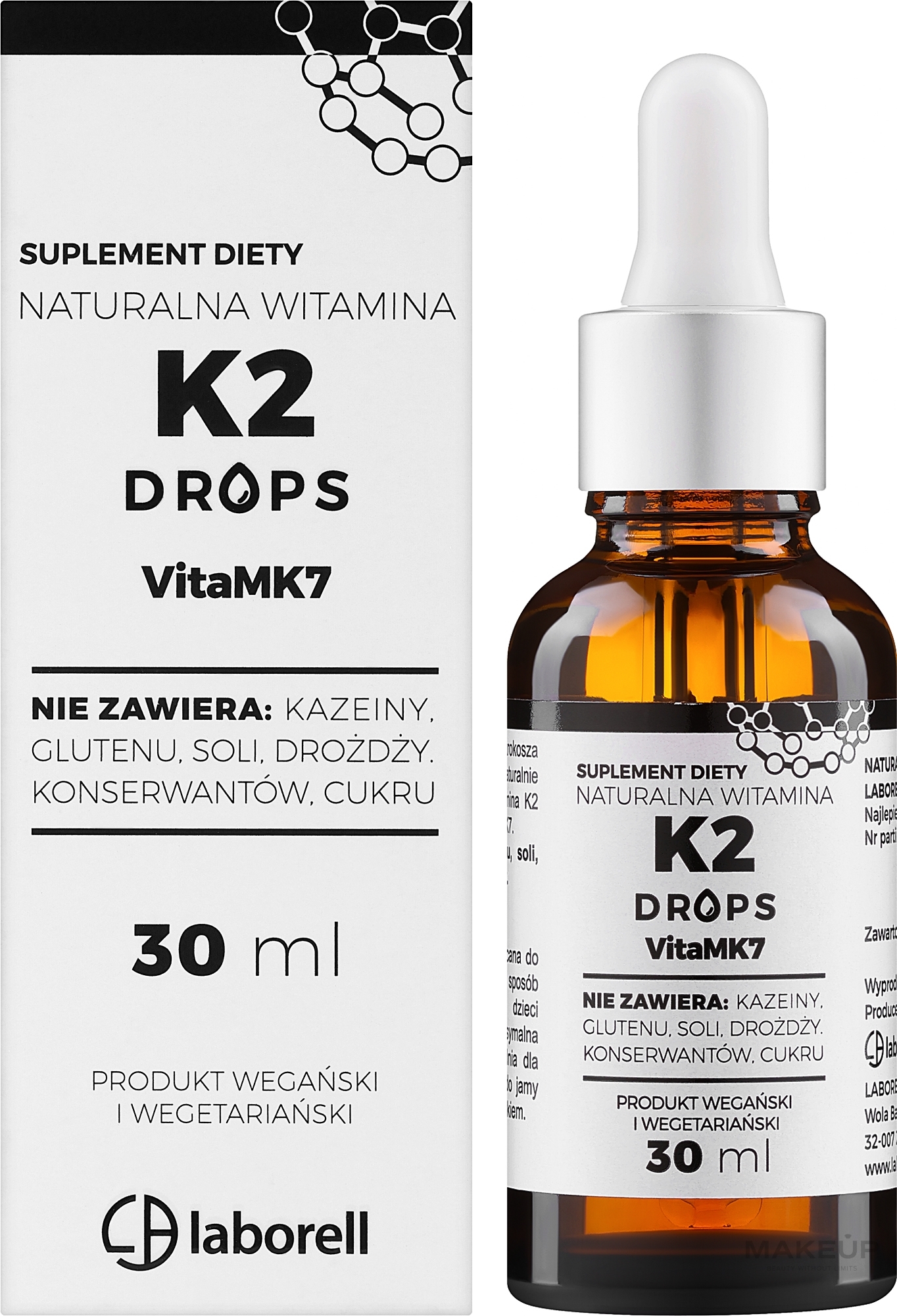Vitamin K2 Drops Dietary Supplement - Laborell — photo 30 ml
