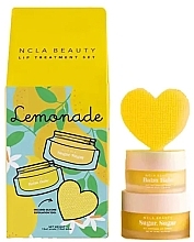 Fragrances, Perfumes, Cosmetics Beauty Set - NCLA Beauty Lemonade Lip Care Value Set (l/balm/10 ml + l/scrub/15 ml + scrubber)