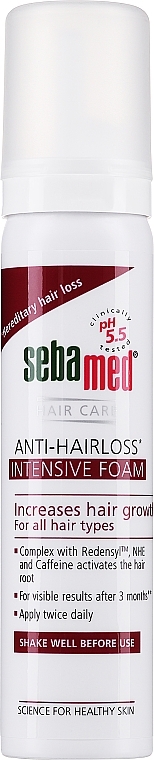 Anti Hair Loss Foam - Sebamed Anti-Hairloss Intensive Foam — photo N1