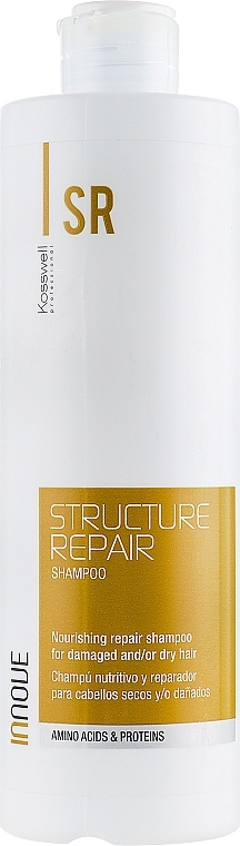 Repairing Hair Shampoo - Kosswell Professional Innove Structure Repair Shampoo — photo N1