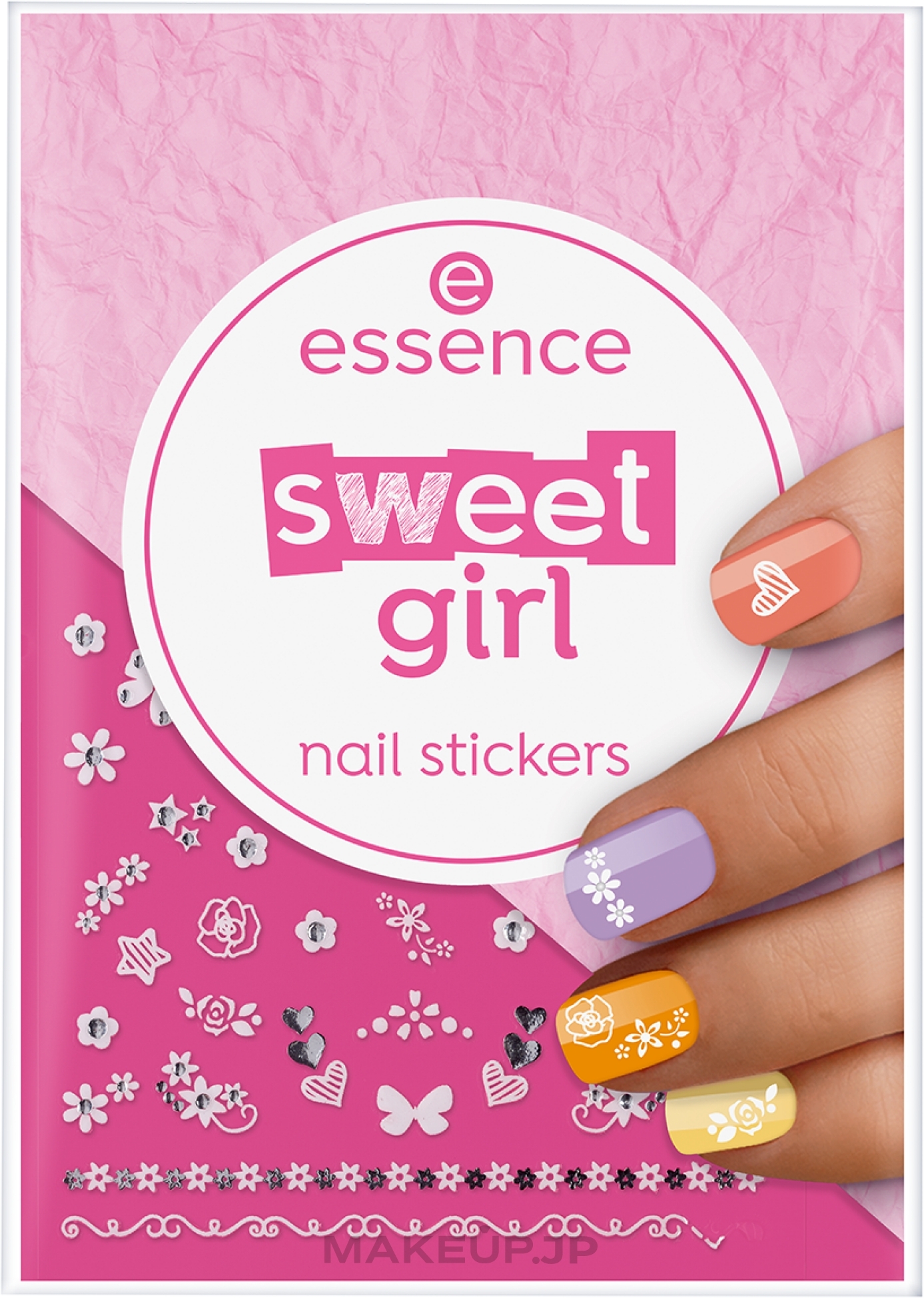 Nail Stickers - Essence Sweet Girl Nail Stickers — photo 44 szt.