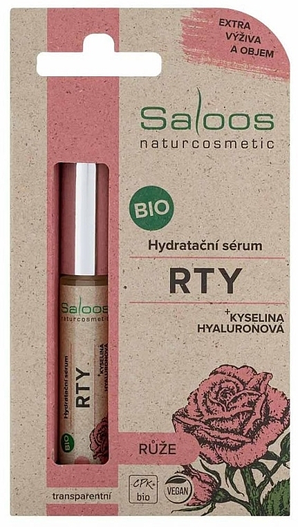 Rose Moisturizing Lip Serum - Saloos Bio Moisturizing Lip Serum Rose — photo N1