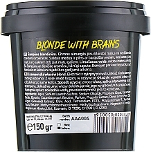 Blonde Hair Shampoo Blonde With Brains - Beauty Jar Shampoo For Blond Hair — photo N2