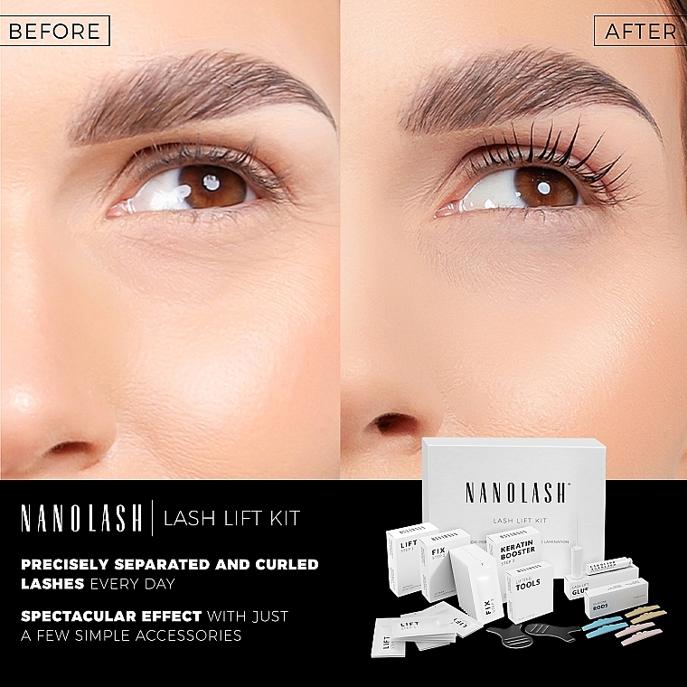 Neutralizer for lifting and lamination of eyelashes - Nanolash Step 2 Fix Lash Lift Neutralizer — photo N3