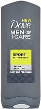 Shower Gel - Dove for Men Plus Care Sport Active+Fresh — photo N1