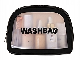 Fragrances, Perfumes, Cosmetics Cosmetic Bag KS47CZ, black - Ecarla Washbag