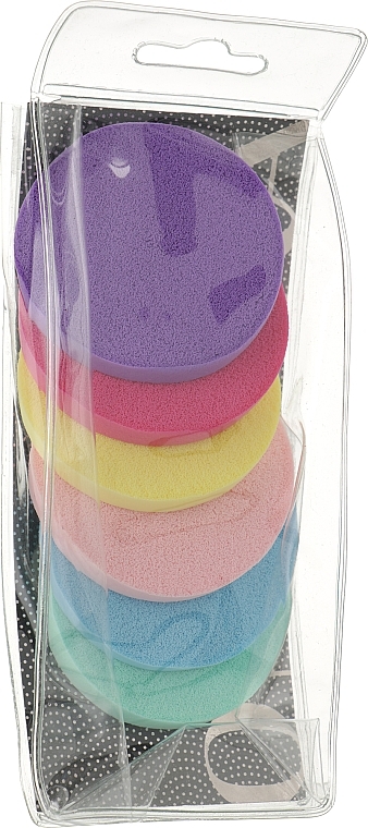 Makeup Sponge Set, 6 pcs - Omkara — photo N1