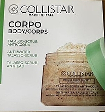 Fragrances, Perfumes, Cosmetics Salt Scrub - Collistar Talasso-Scrub Anti-Acqua (sample)