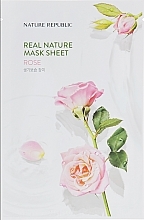 Sheet Mask with Rose Extract - Nature Republic Real Nature Mask Sheet Rose — photo N1