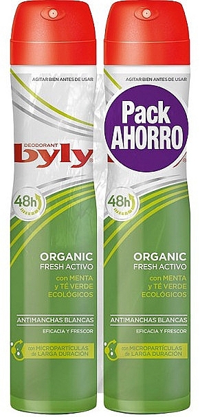 Set - Byly Organic Extra Fresh (deo/2x200ml) — photo N1