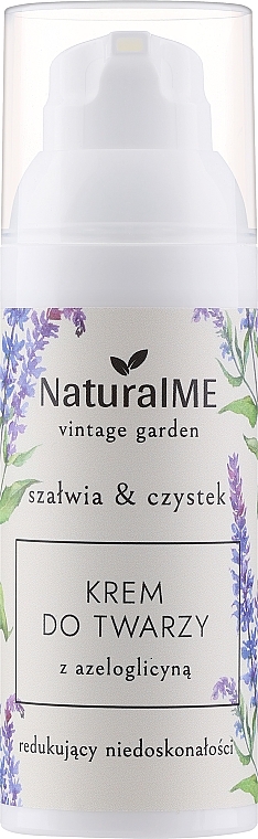 アゼログリシン配合フェイスクリーム「セージ＆シスタス」 - NaturalME Vintage Garden Sage & Cistus Reducing Imperfections Cream With Azeloglycine — photo N1