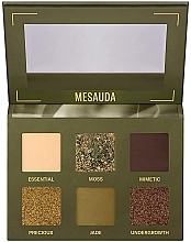 Fragrances, Perfumes, Cosmetics Eyeshadow Palette - Mesauda Bare Harmony 2.0 Palette Hidden Green