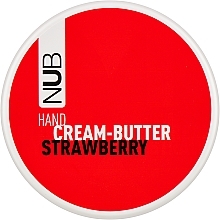 Fragrances, Perfumes, Cosmetics Nourishing Hand Butter - NUB Spa Care Hand Cream Butter Strawberry