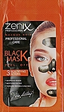 Peel Off Mask with Activated Charcoal - Zenix Peel Off Mask Black — photo N1