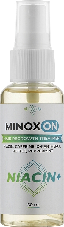 Hair Growth Stimulating Lotion with Nicotinic Acid - Minoxon Hair Regrowth Treatment Niacin + — photo N1