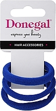 Fragrances, Perfumes, Cosmetics Hair Ties 3 pcs, FA-5680, blue - Donegal