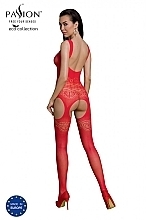 Bodystocking, ECO BS005, red - Passion — photo N2