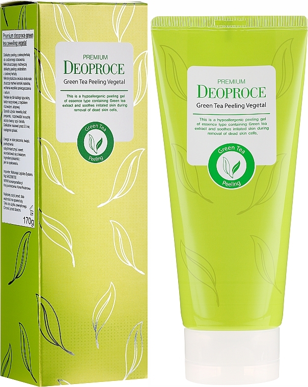 Green Tea Peeling Gel - Deoproce Premium Green Tea Peeling Vegetal — photo N1