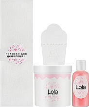 Sugaring Set - Lola (sug/paste/400 ml + strips/30 pcs + spat/1 pcs + gel/50 ml) — photo N3