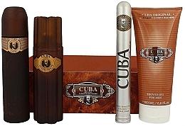 Fragrances, Perfumes, Cosmetics Cuba Gold - Set (edt/100ml + ash 100ml + sh/gel/200ml + edt/35ml)