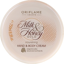 Nourishing Hand & Body Cream "Milk & Honey" - Oriflame Milk and Honey Gold Nourishing Hand and Body Cream — photo N1