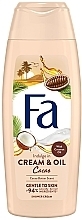 Fragrances, Perfumes, Cosmetics Shower Cream-Gel "Cacao Butter & Coconut" - Fa Cacao Butter And Coco Oil