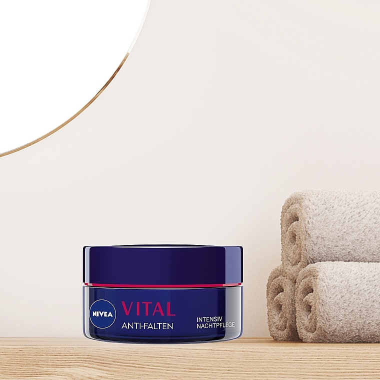 Anti-Wrinkle Regenerating Night Cream - Nivea Vital Anti-Wrinkle Regenerating Night Cream — photo N5