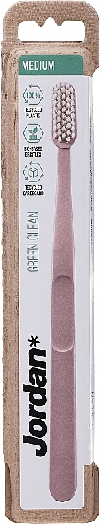 Toothbrush, medium, blush pink - Jordan Green Clean — photo N1